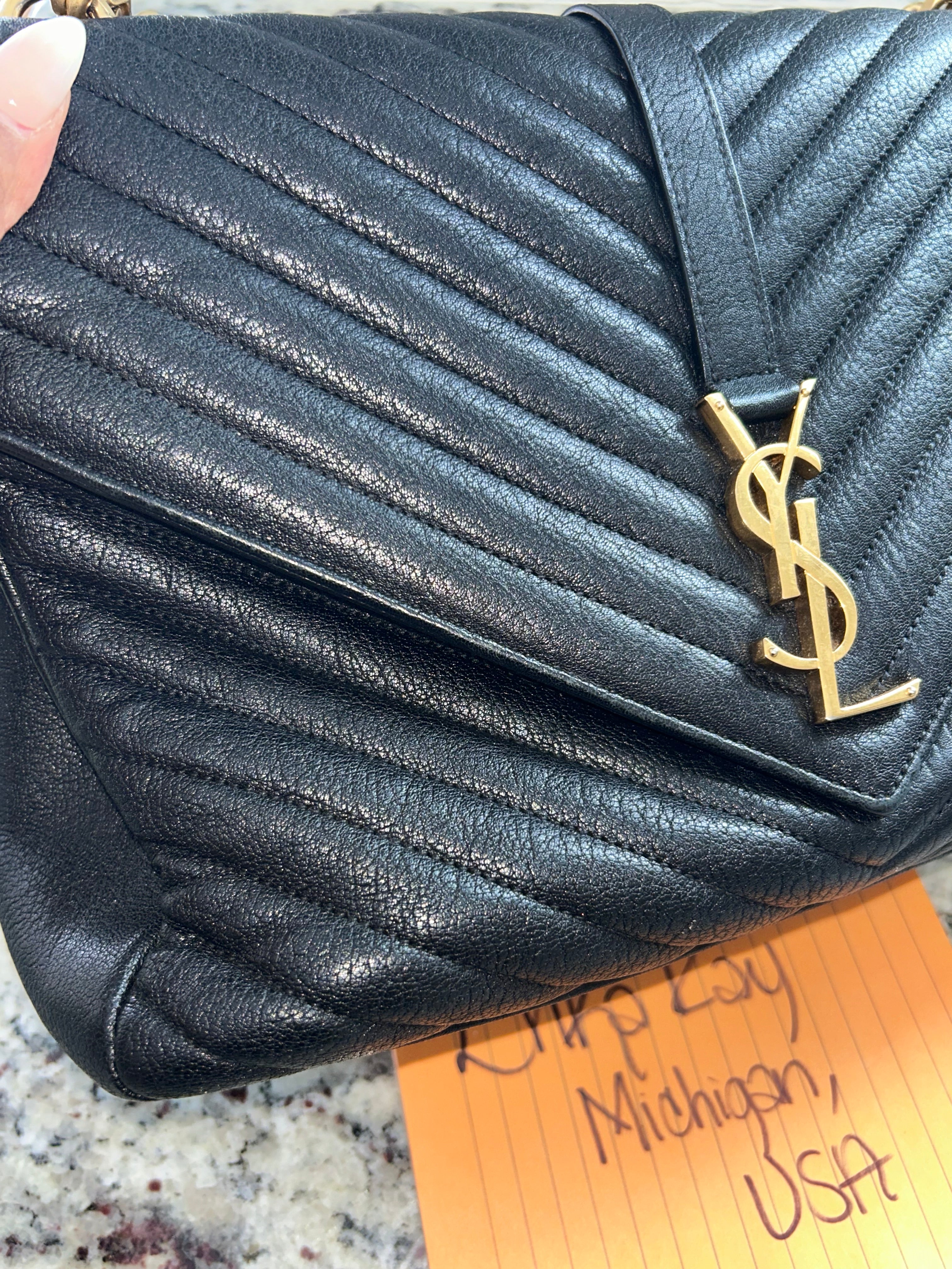YSL Large College Bag