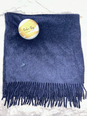 Burberry Blue Cashmere Scarf