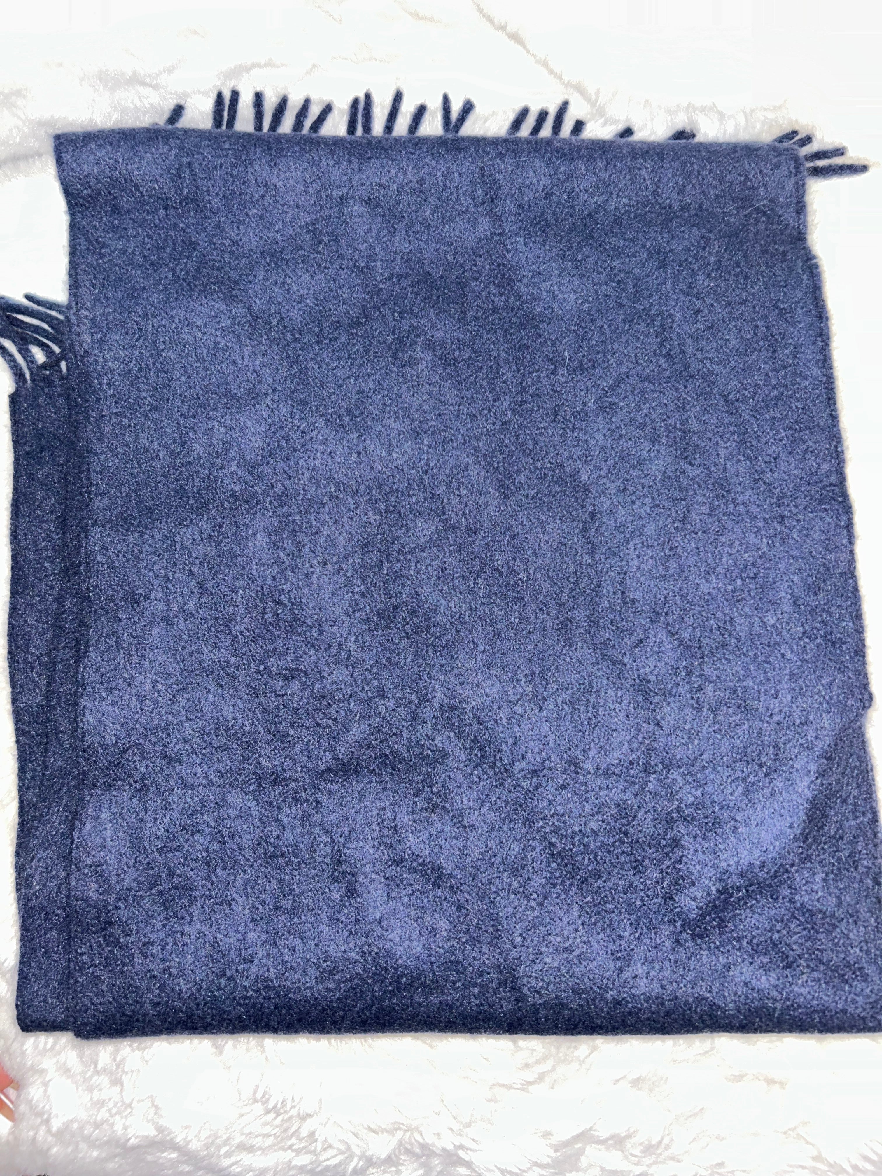 Burberry Blue Cashmere Scarf