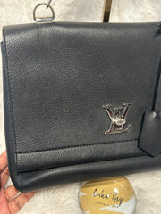 LV Black Calfskin LockMe