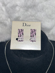 Dior Pink Troutter Necklace & Earrings