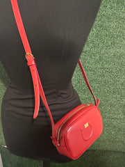 Salvatore Ferragamo Red Leather Bag