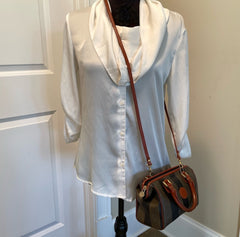 Fendi Pequin Mini Boston Bag