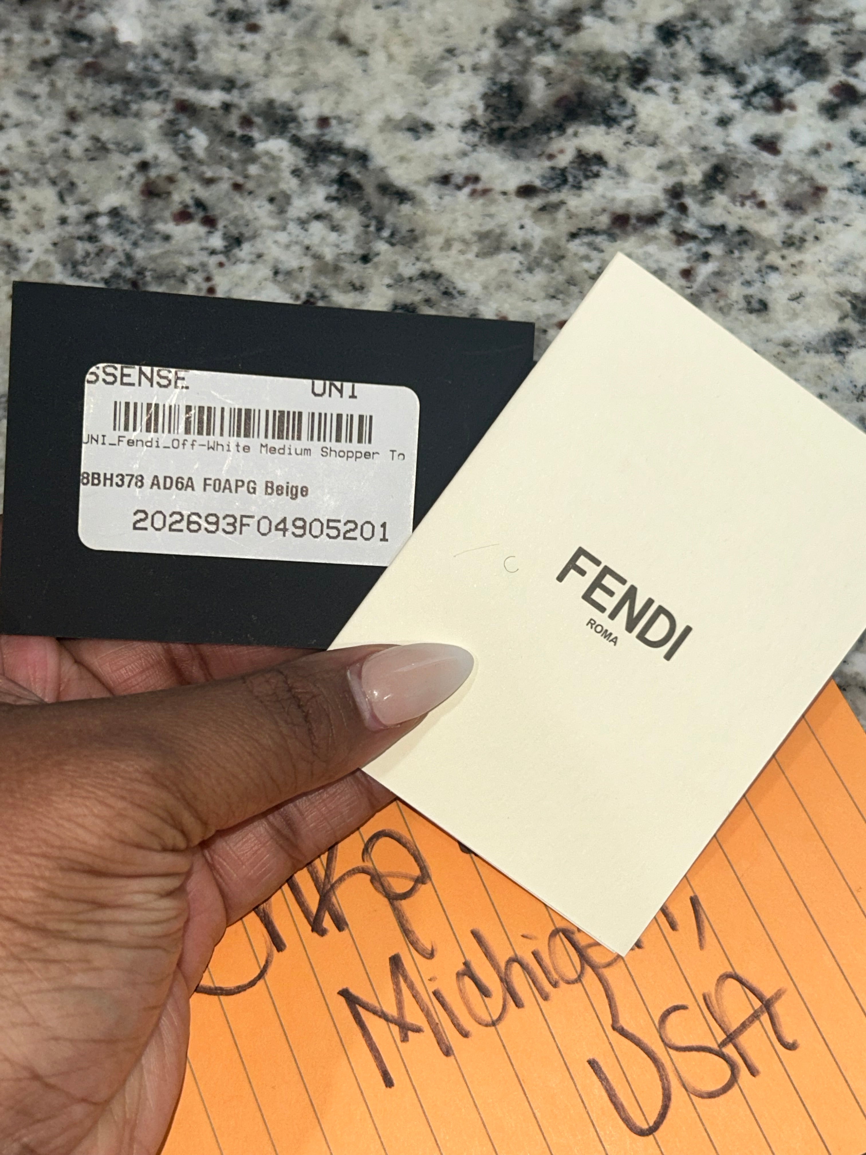 Fendi Roma Shopper Tote