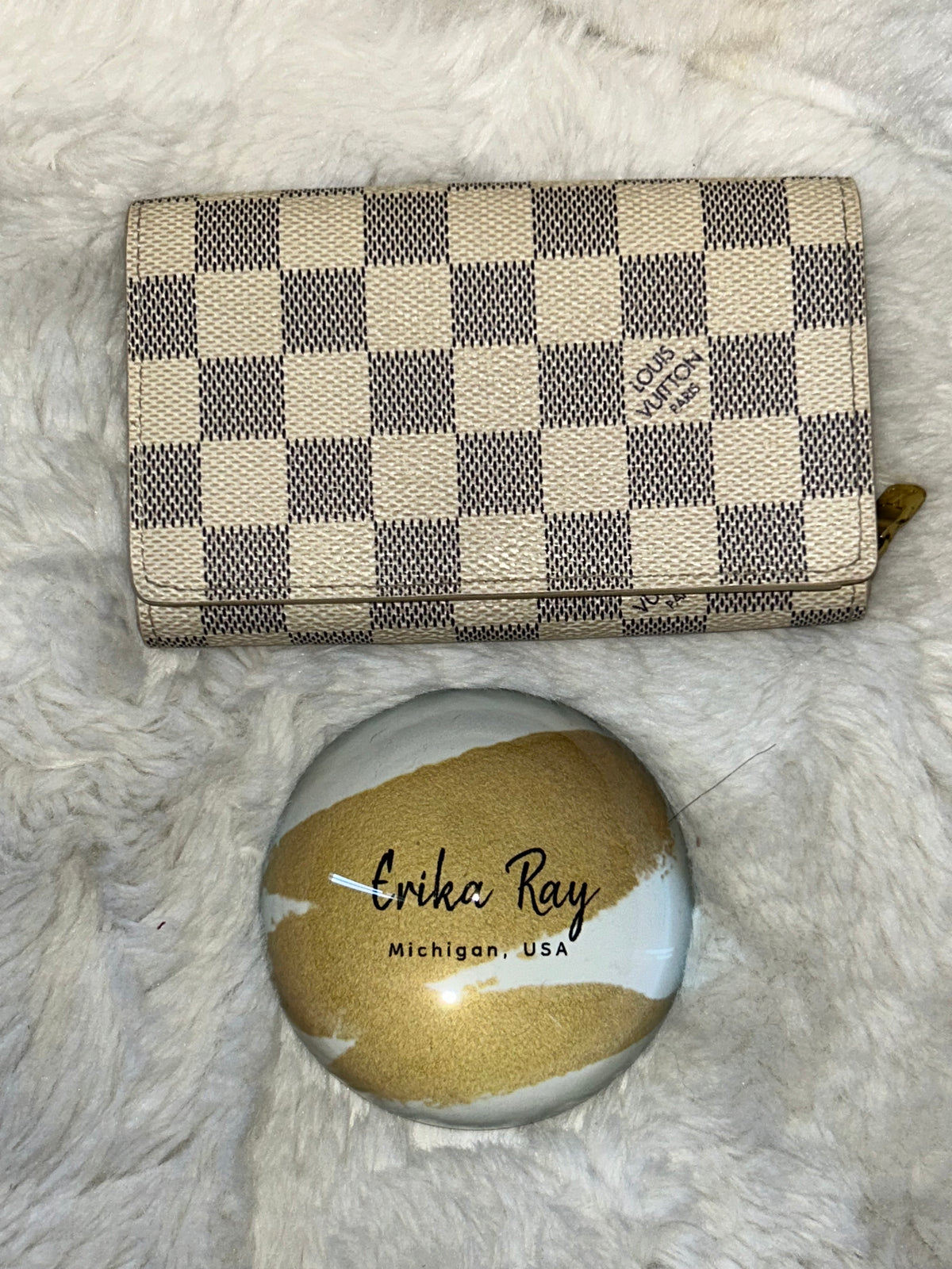 LV Damier Azur Tresor Wallet