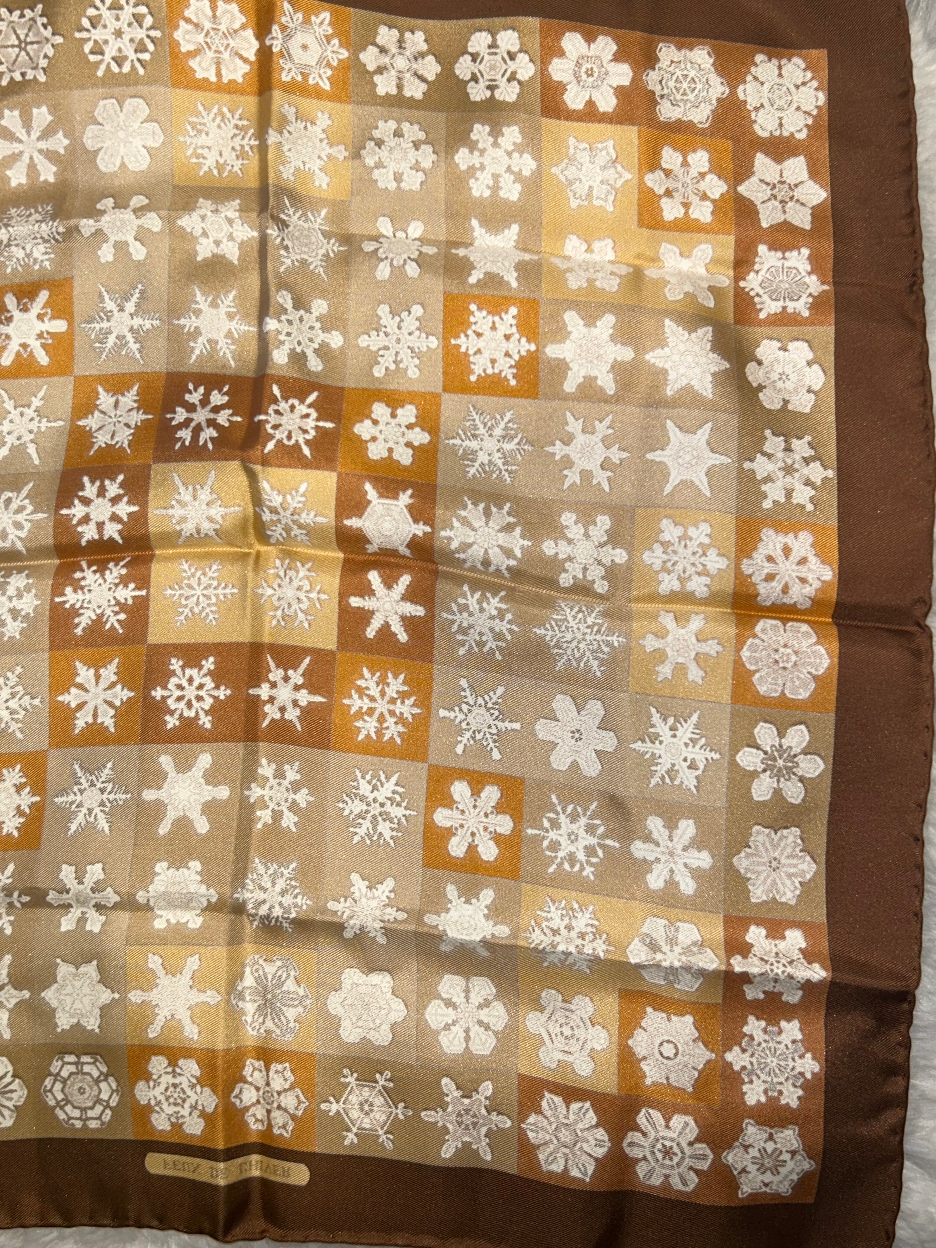 Hermes FEU De L’Hiver Vauzelles Carre Silk Scarf