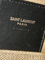 YSL Teddy Drawstring Canvas Tote