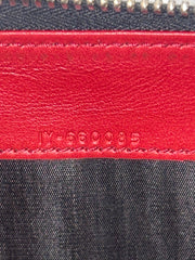 Salvatore Ferragamo Black Zippy Wallet