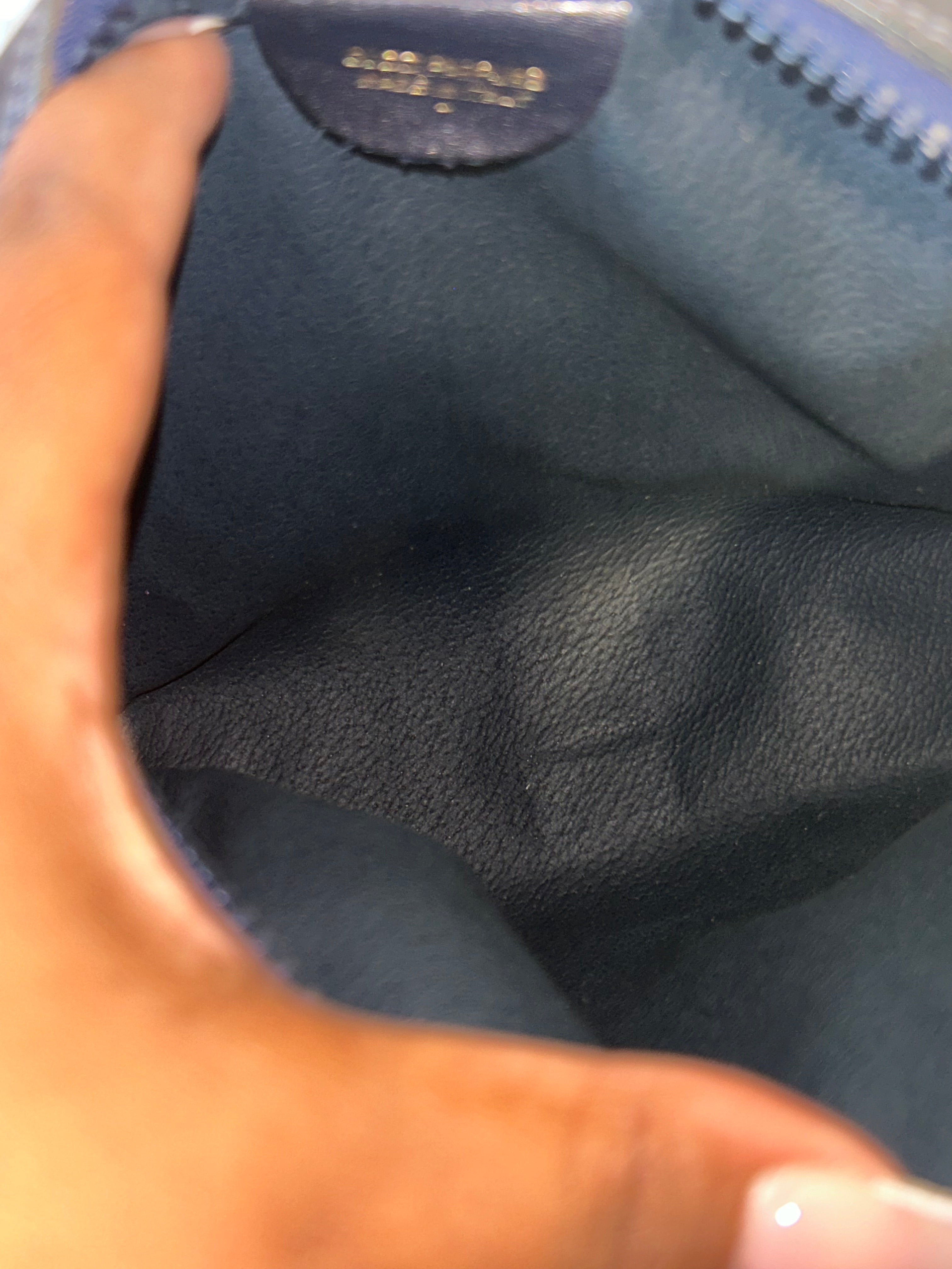 Gucci GG Navy Supreme Clutch