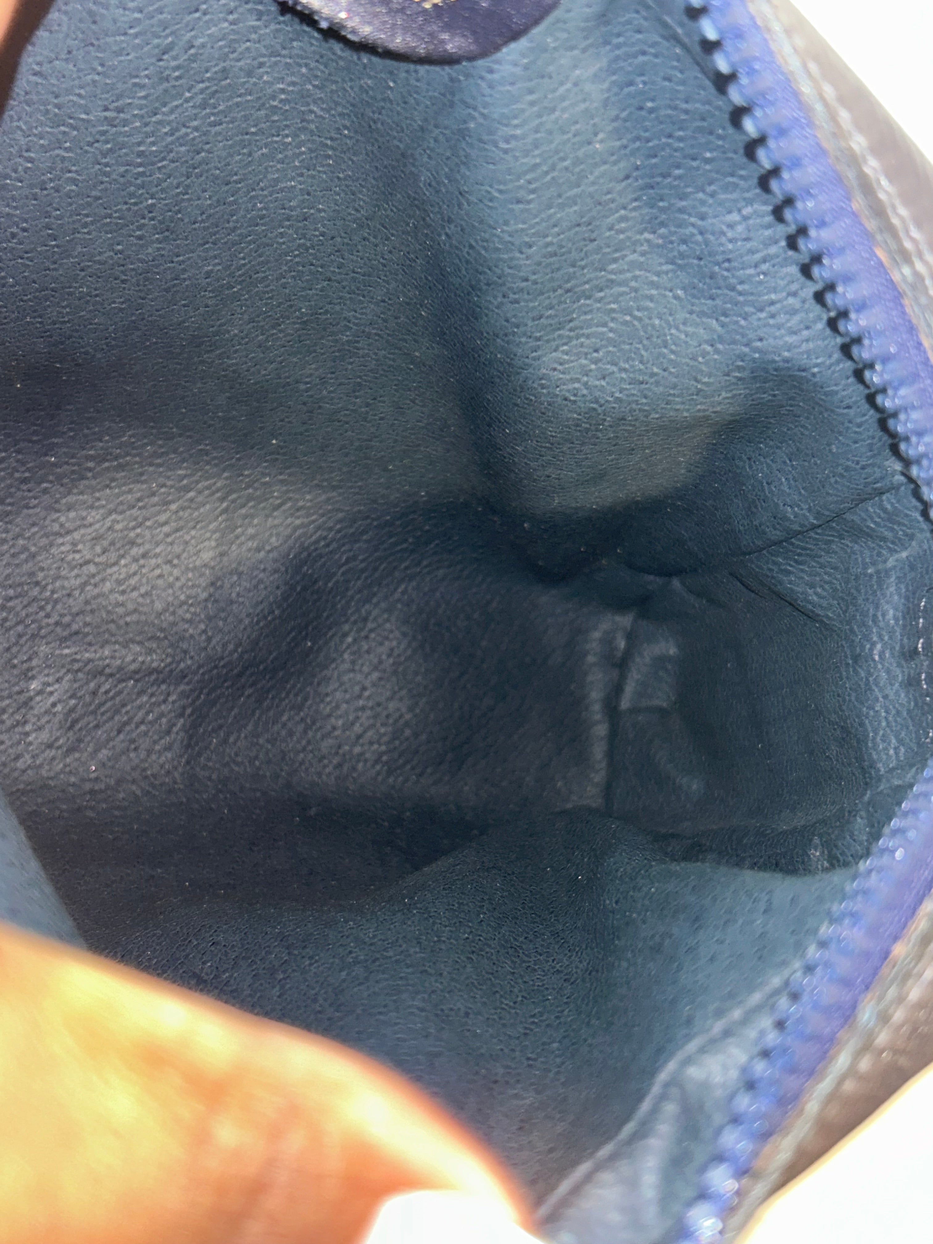 Gucci GG Navy Supreme Clutch