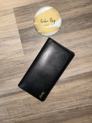 YSL Black Bifold Long Wallet