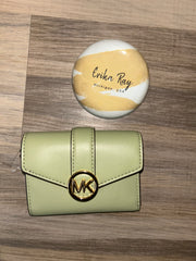 Michael Kors Light Green Carman Compact Wallet