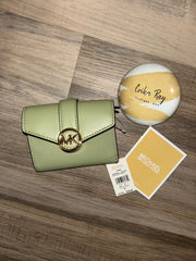 Michael Kors Light Green Carman Compact Wallet