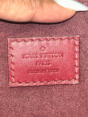 LV Monogram Canvas Flower Tote Bordeaux