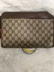 Gucci Vintage GG Canvas Clutch