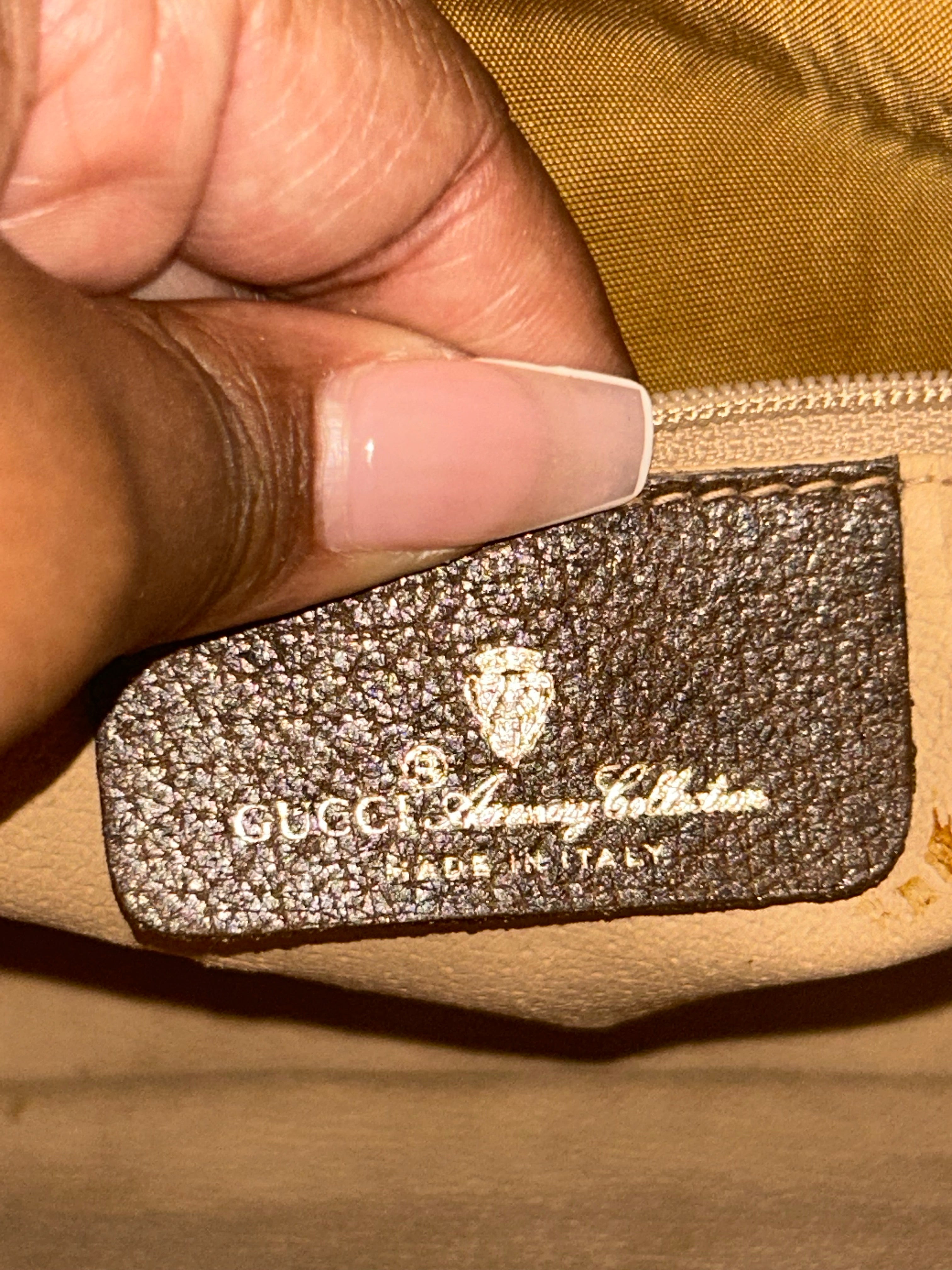 Gucci Vintage GG Canvas Clutch