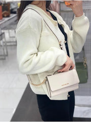 Michael Kors Cream Jet Set Travel Crossbody