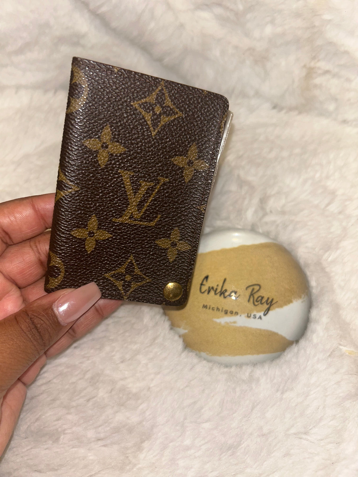 LV Monogram Photo/Card Holder