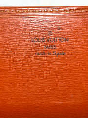 LV Brown Epi Long Wallet