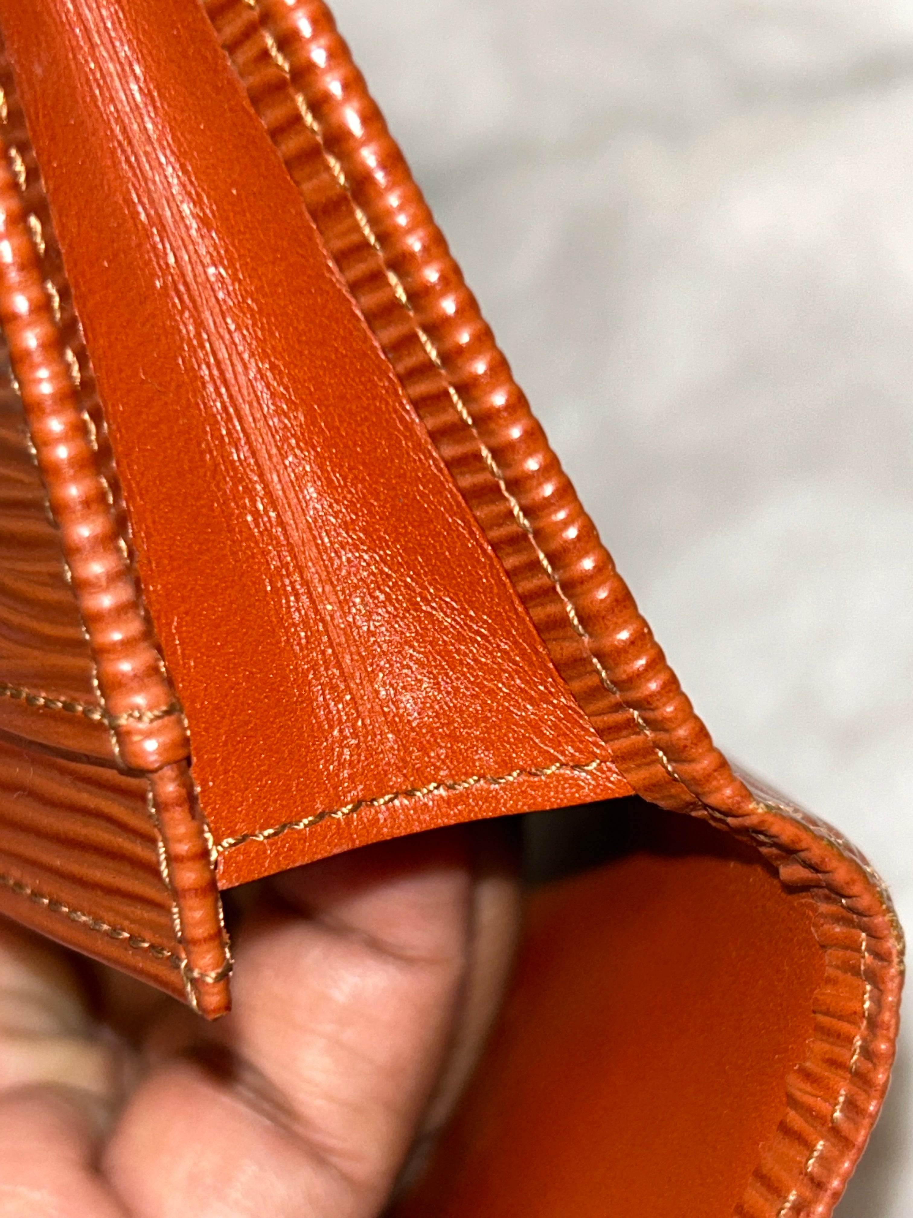 LV Brown Epi Long Wallet