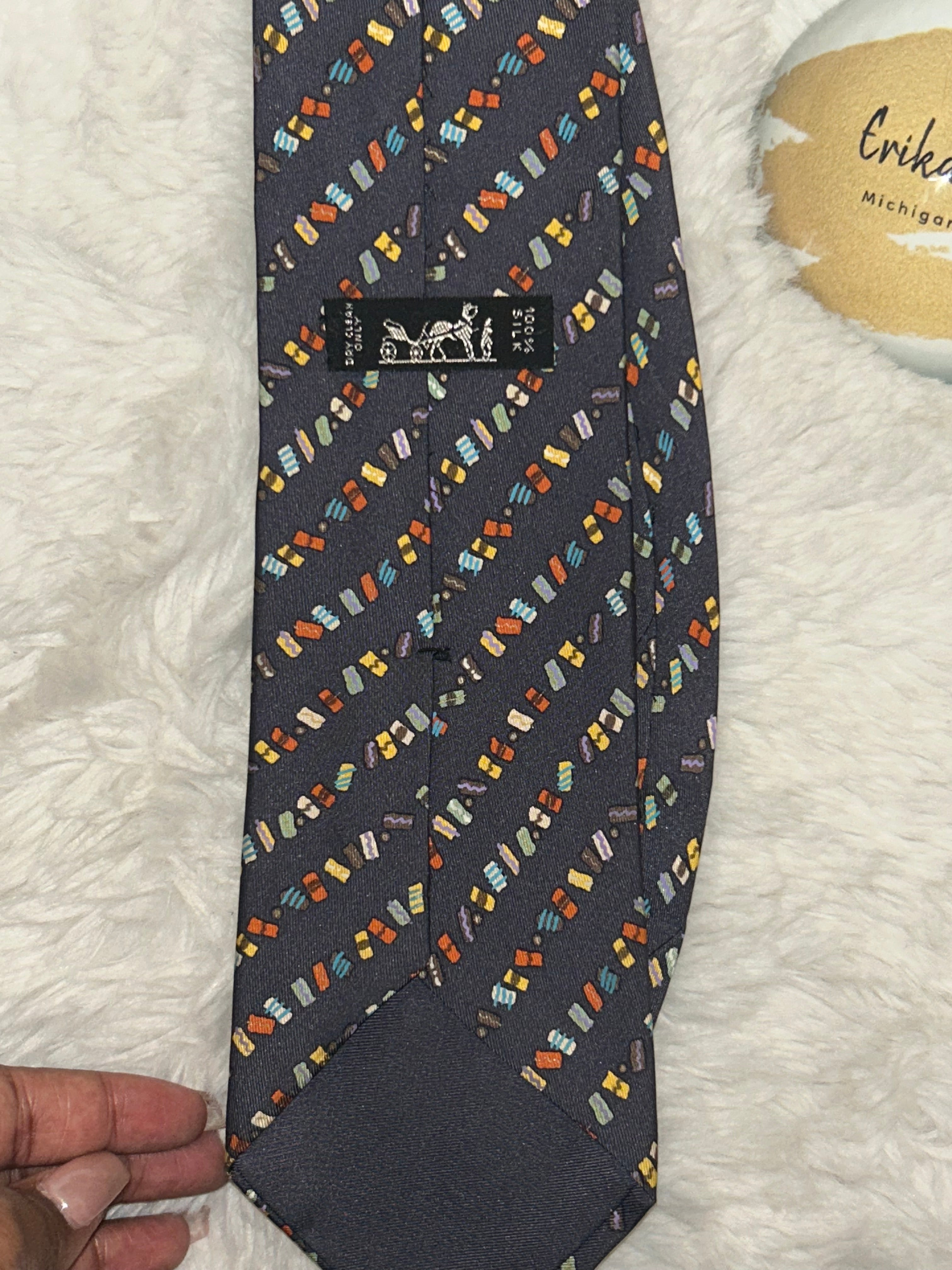 Hermes Silk Tie