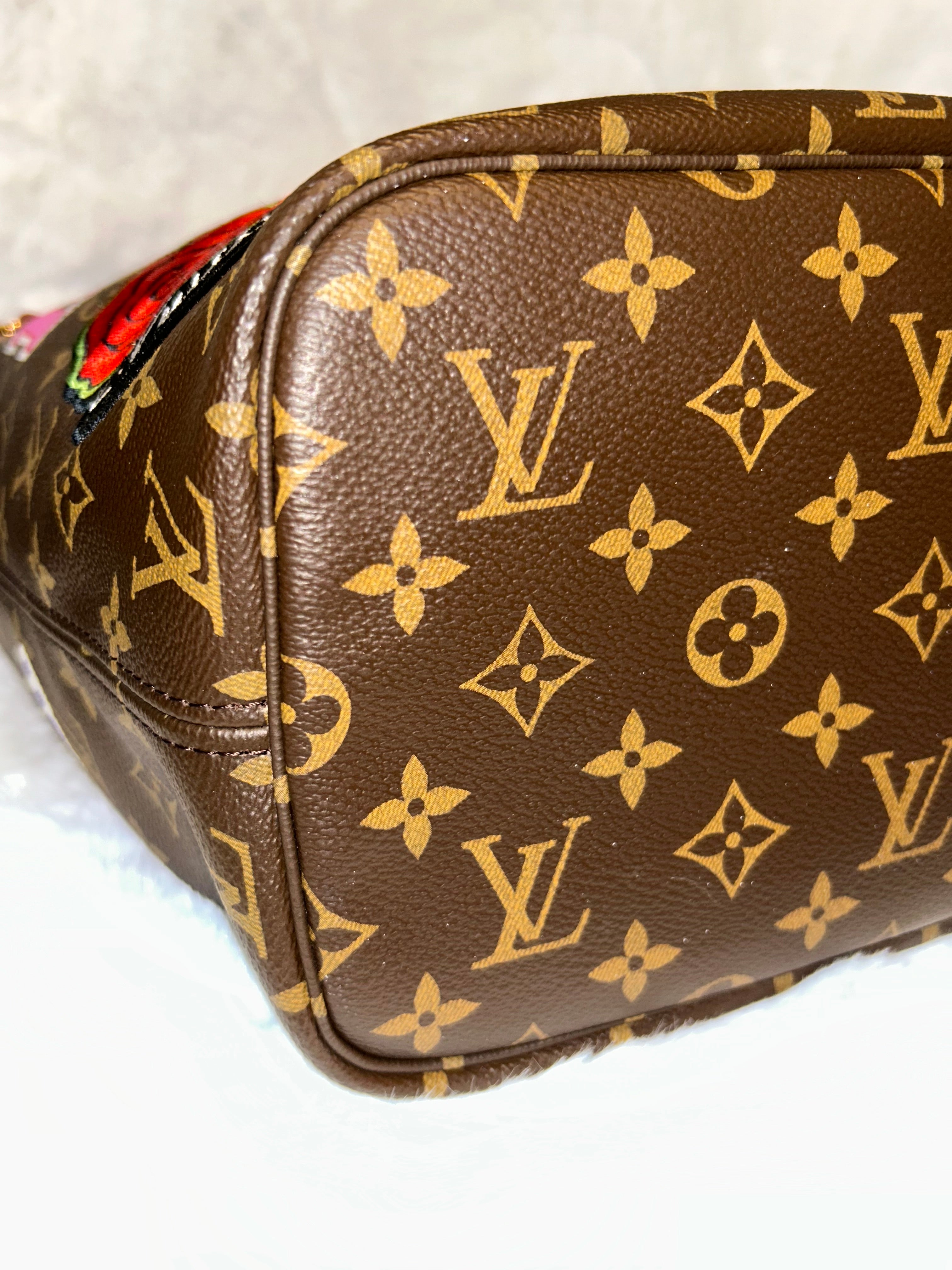 LV Limited Edition Patches Neverfull MM