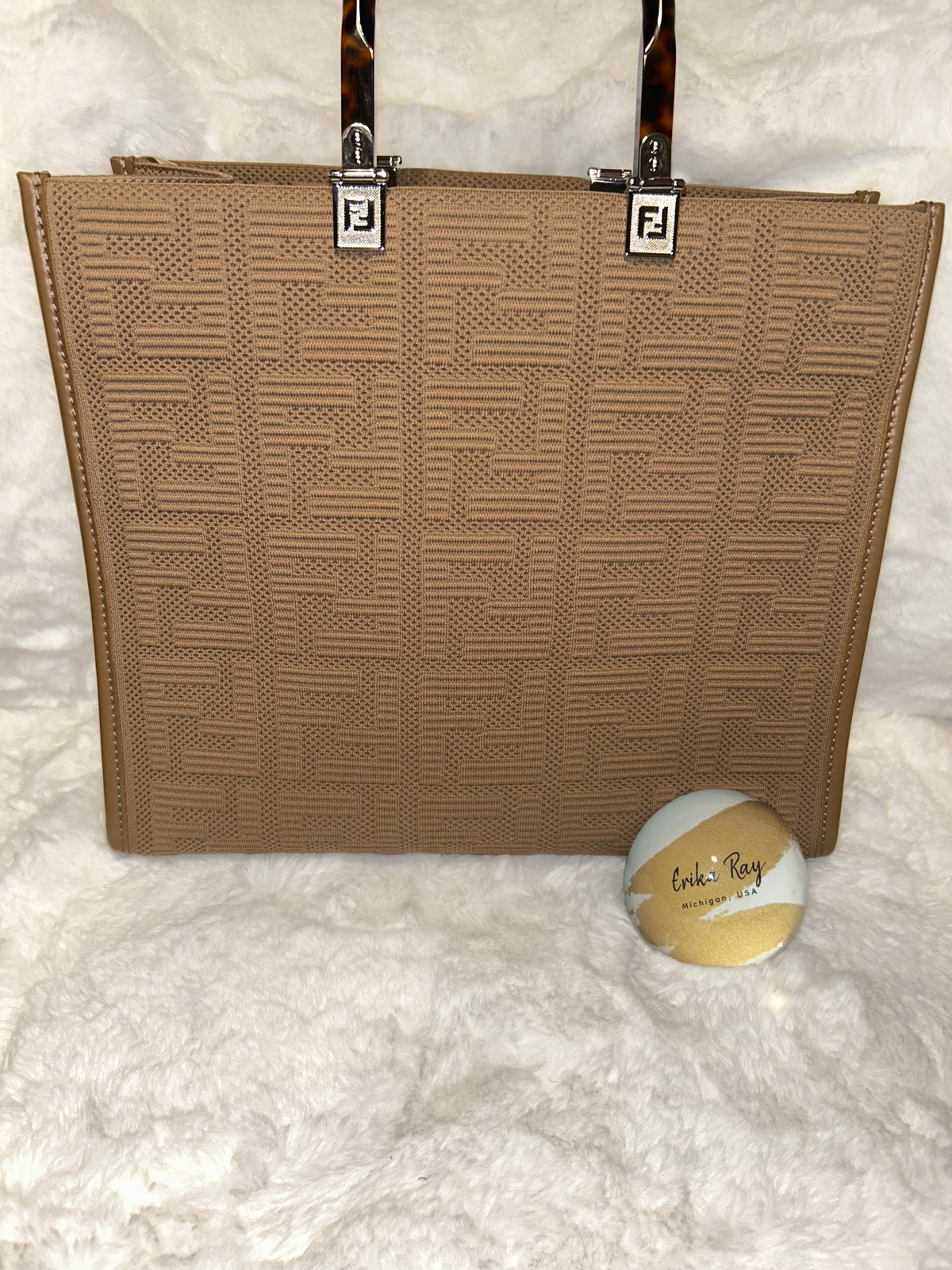 Fendi Fabric Sunshine Tote