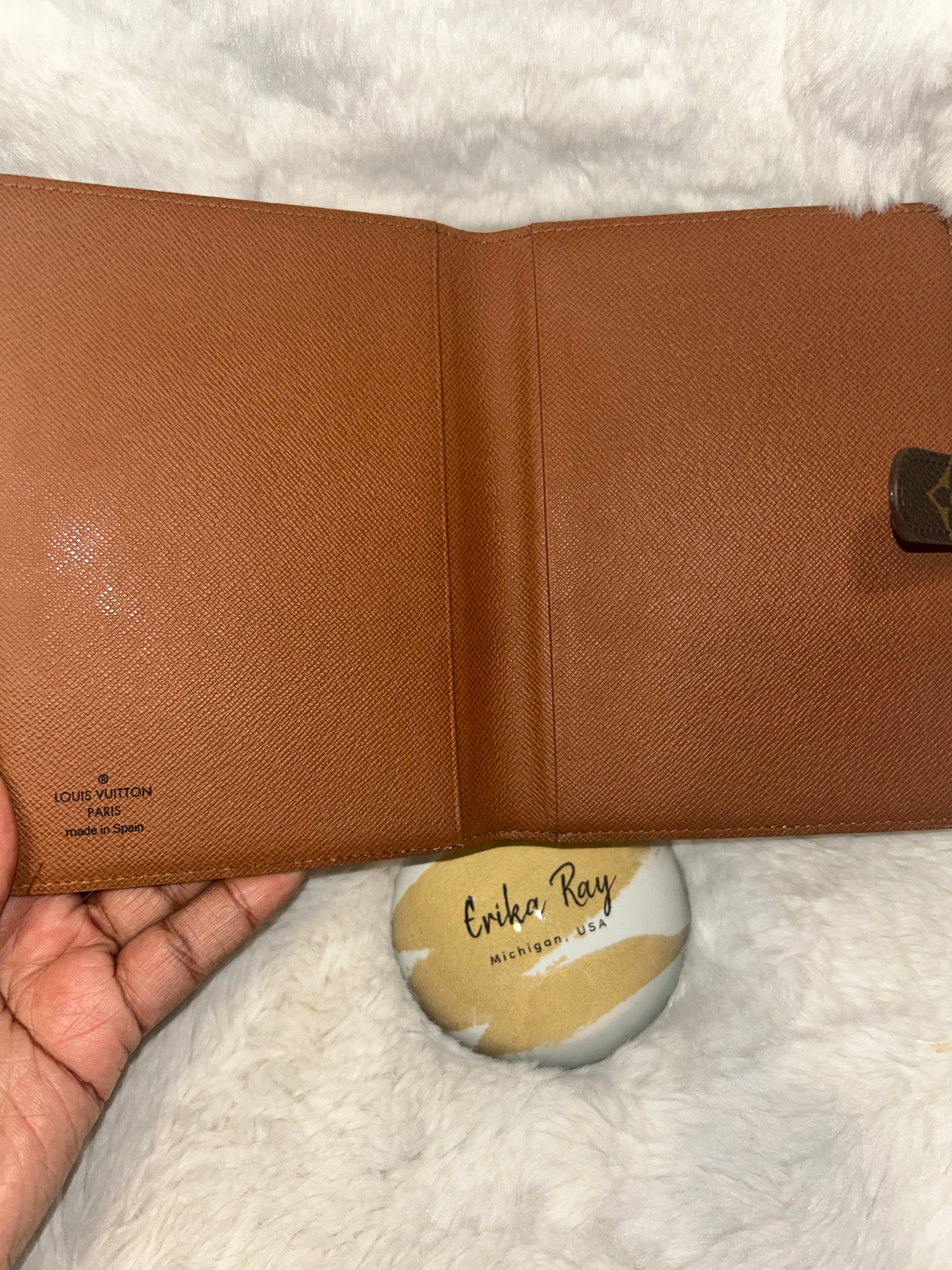 LV Monogram Notebook Cover