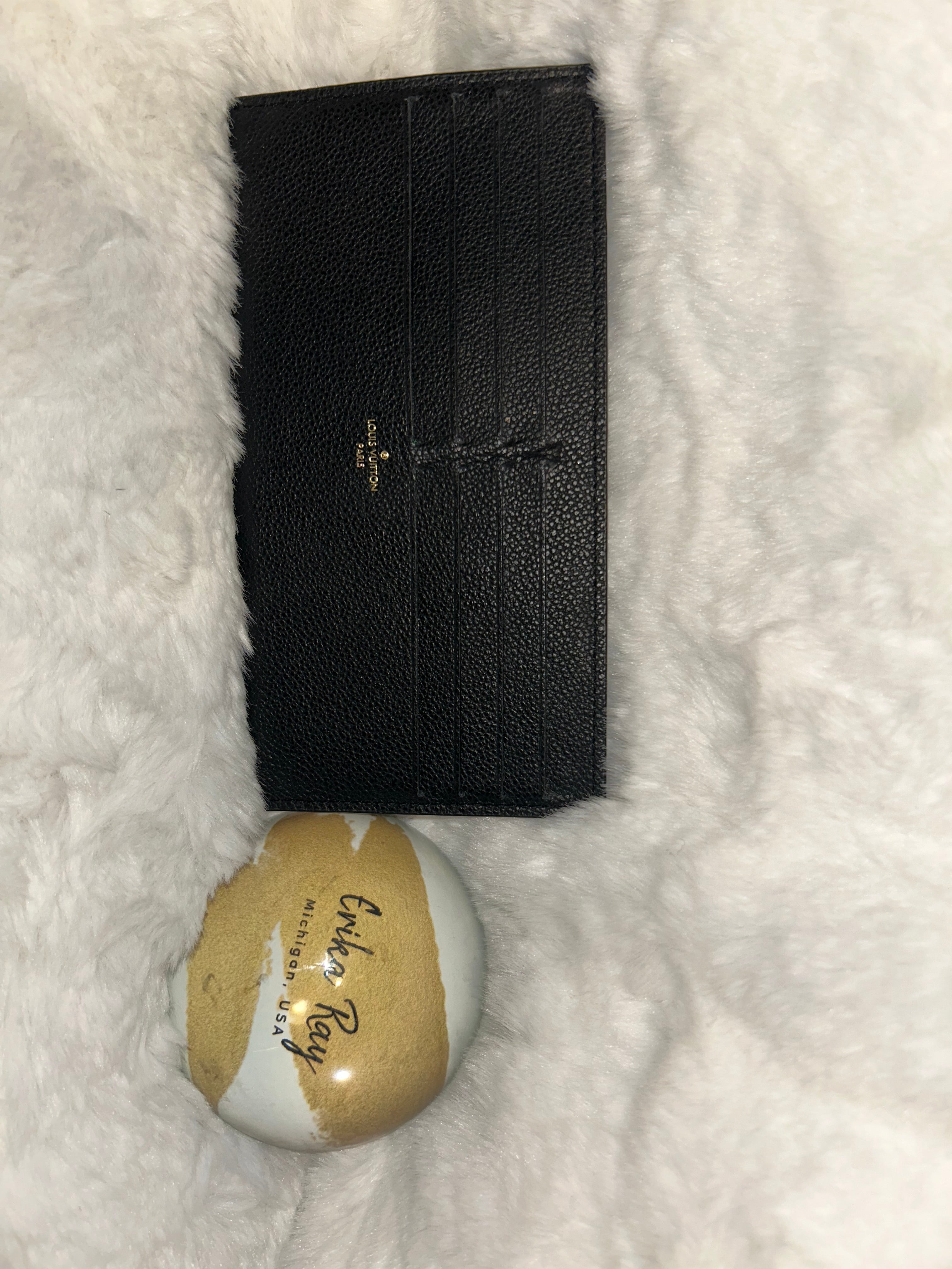 LV Black Felicie Cardholder Insert