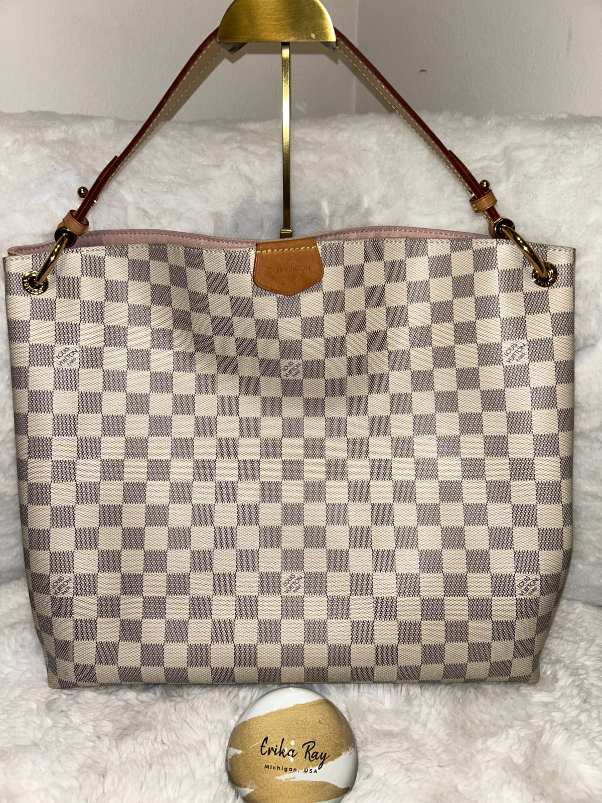 LV Damier Azur Graceful MM