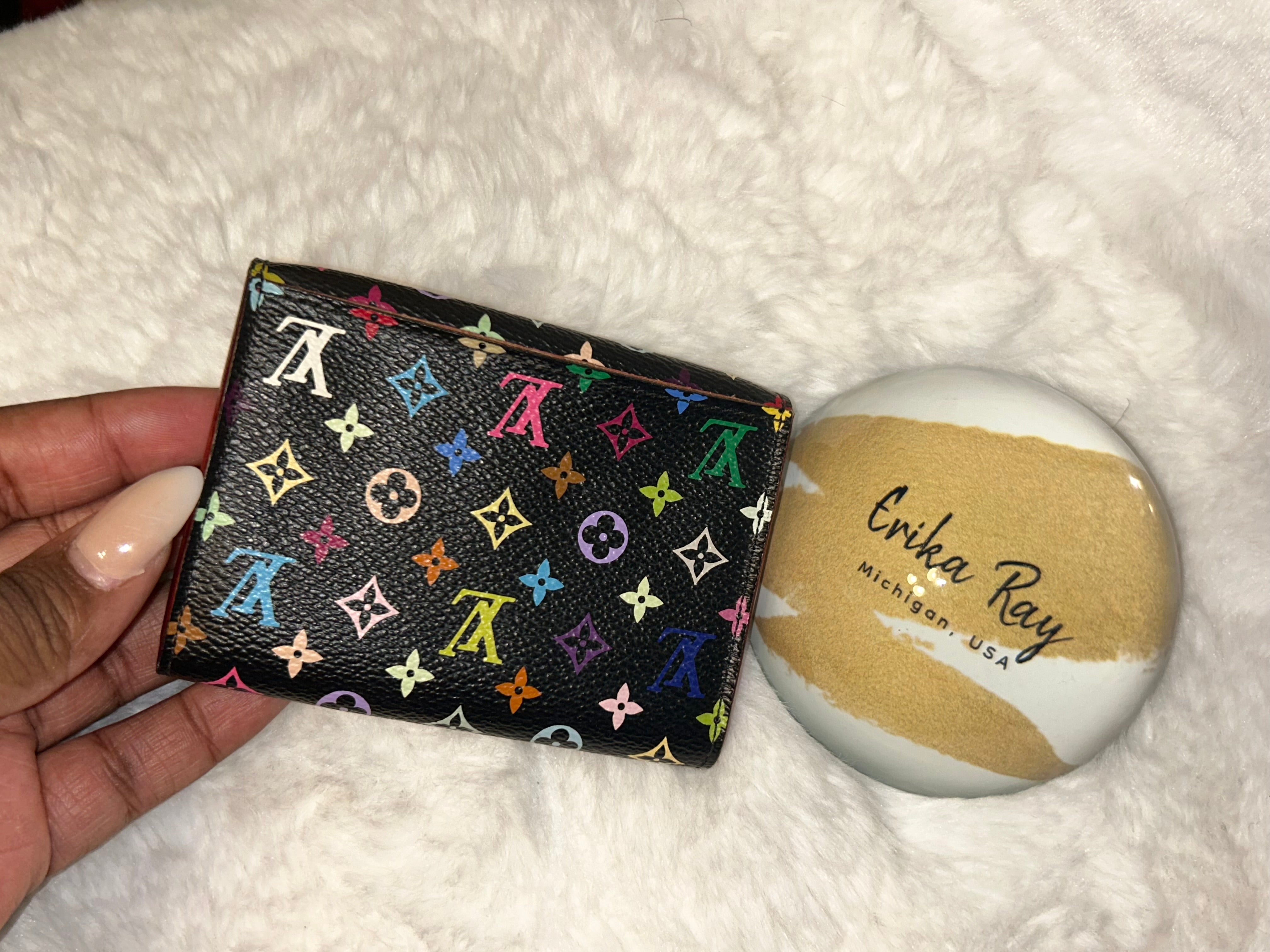 LV Multicolor Card Case