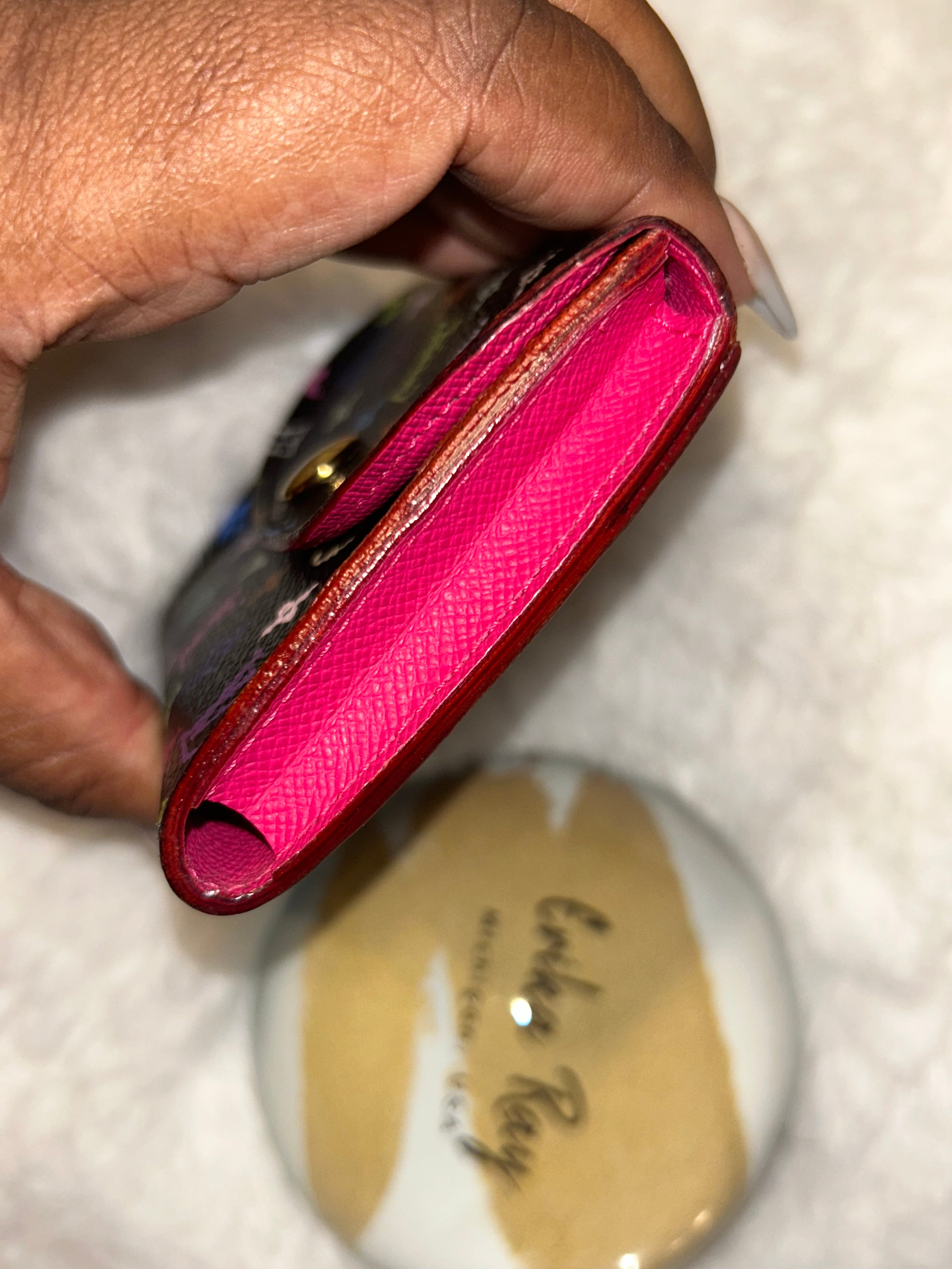 LV Multicolor Card Case