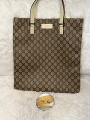 Gucci GG Supreme Canvas Flat Tote