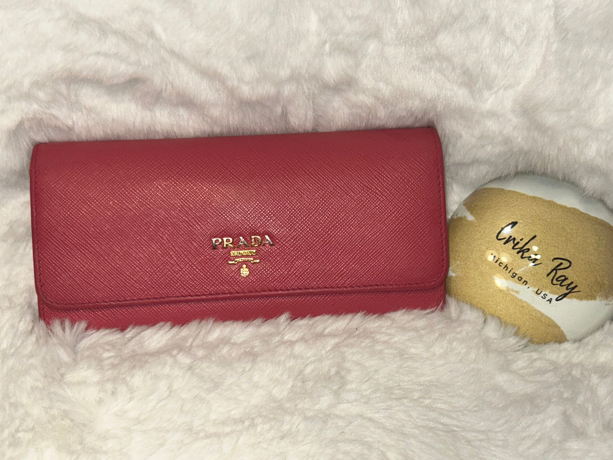 Prada Pink Long Wallet