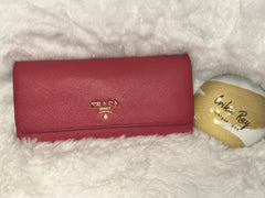 Prada Pink Long Wallet