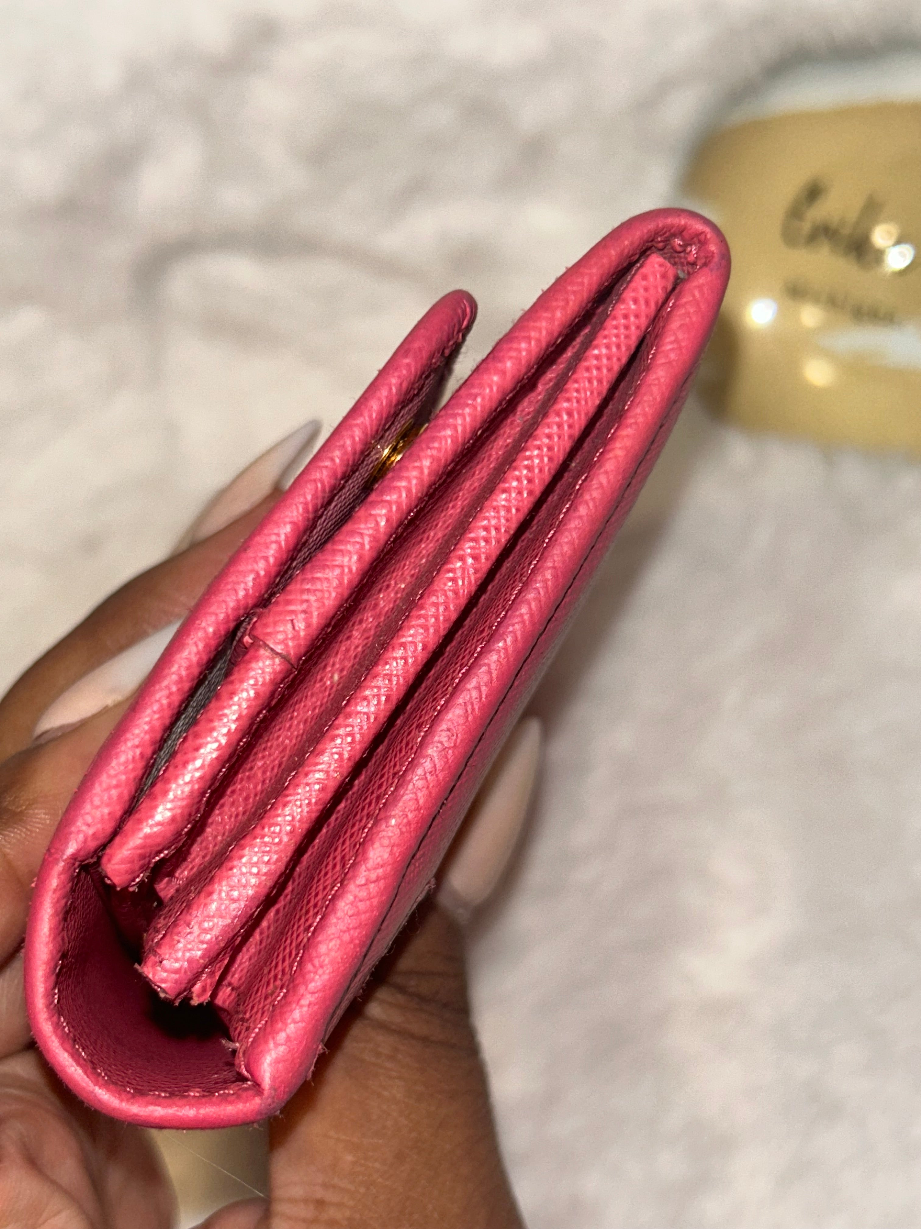 Prada Pink Long Wallet