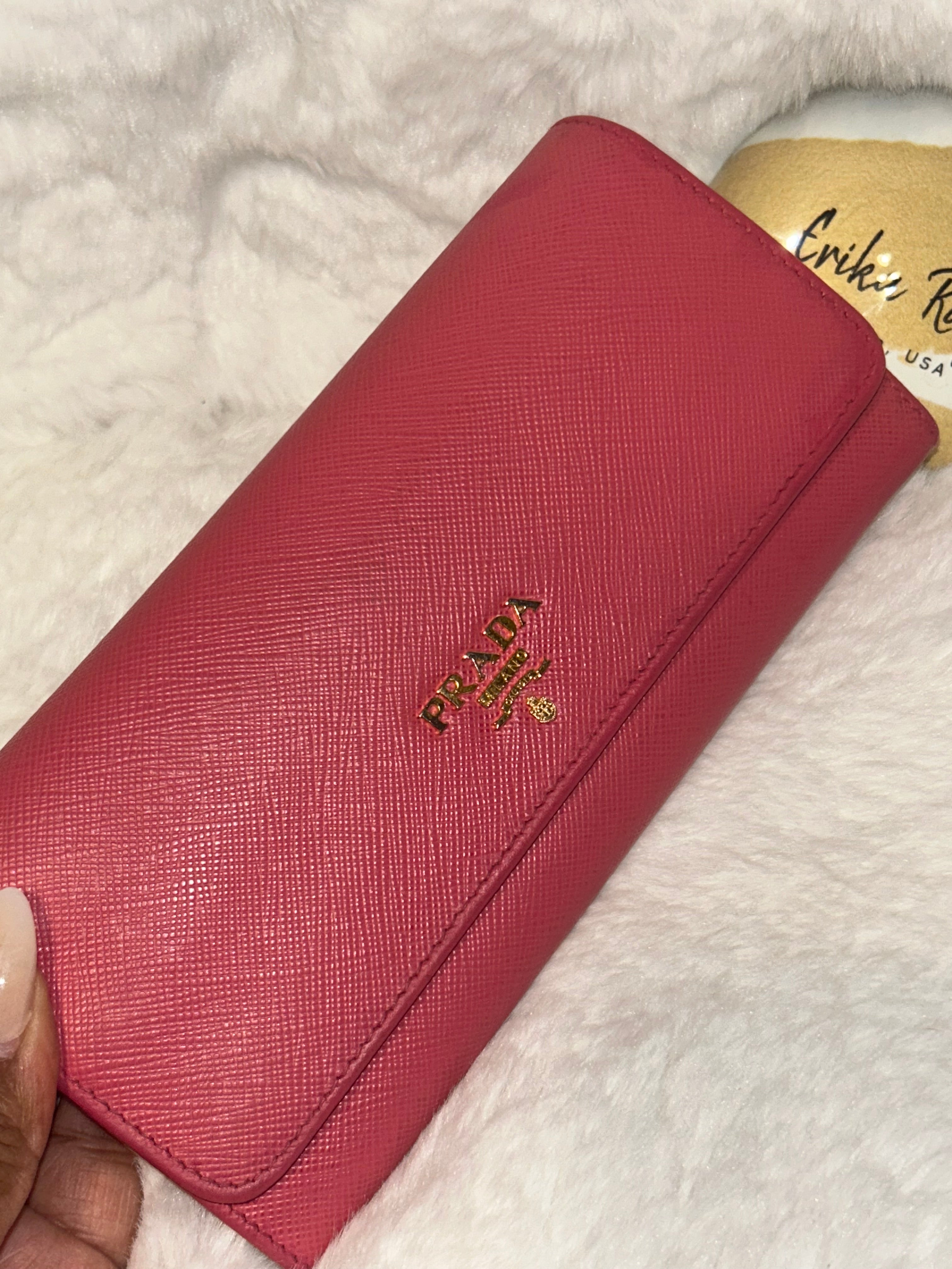 Prada Pink Long Wallet