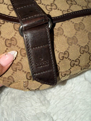 Gucci GG Canvas Web Supreme Messenger Bag