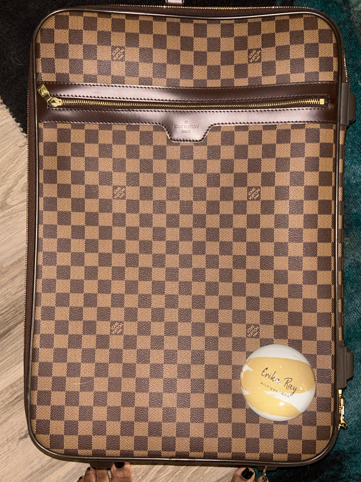 LV Damier Ebene Pegase 45