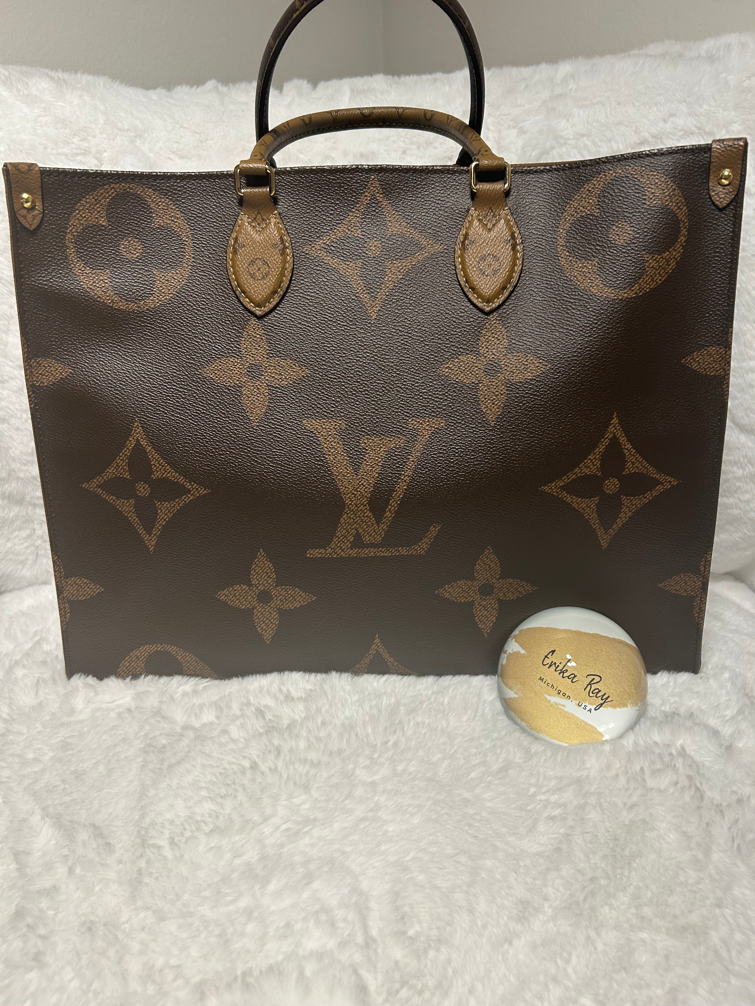 LV Reverse Monogram On The Go GM