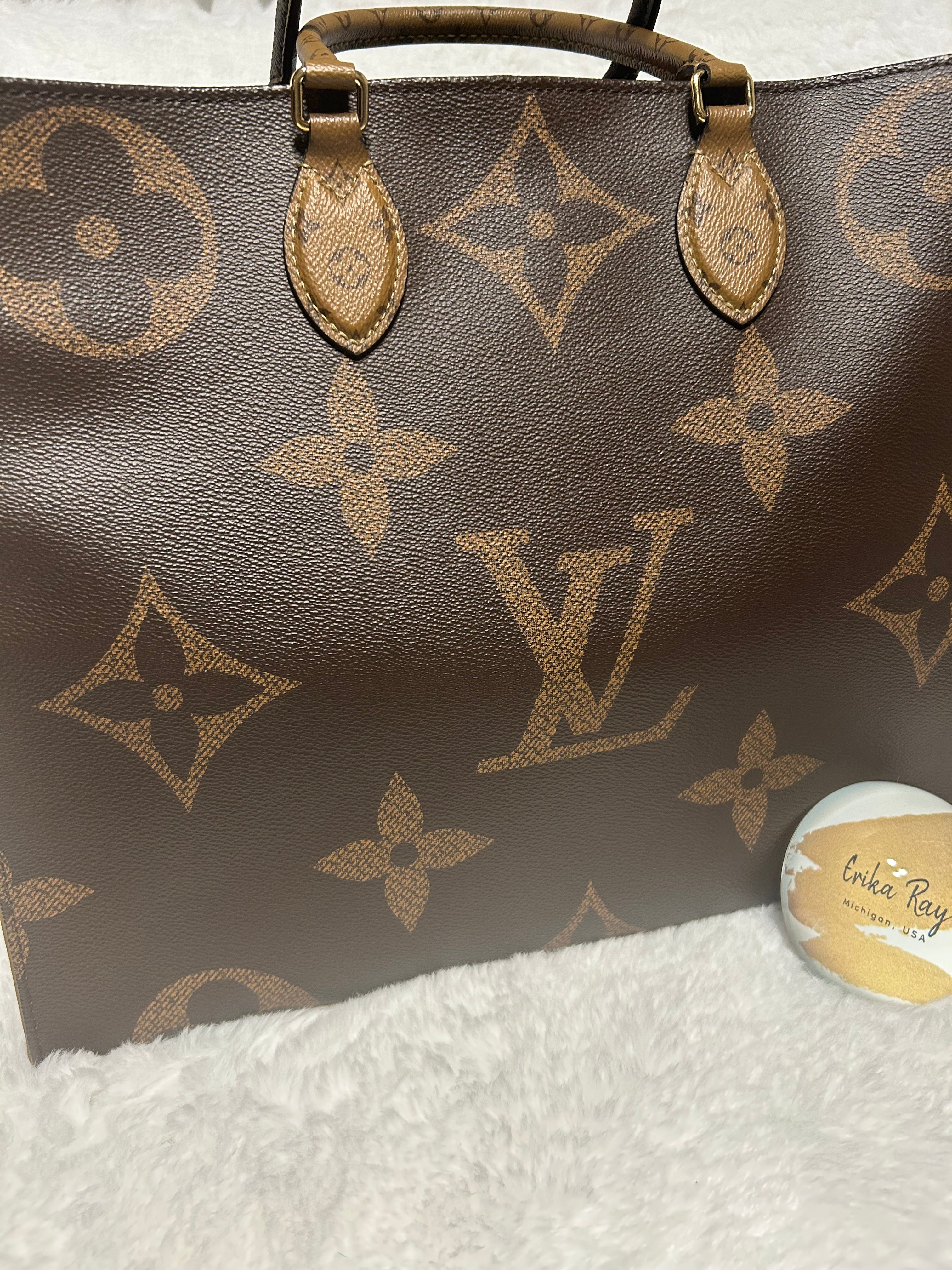 LV Reverse Monogram On The Go GM