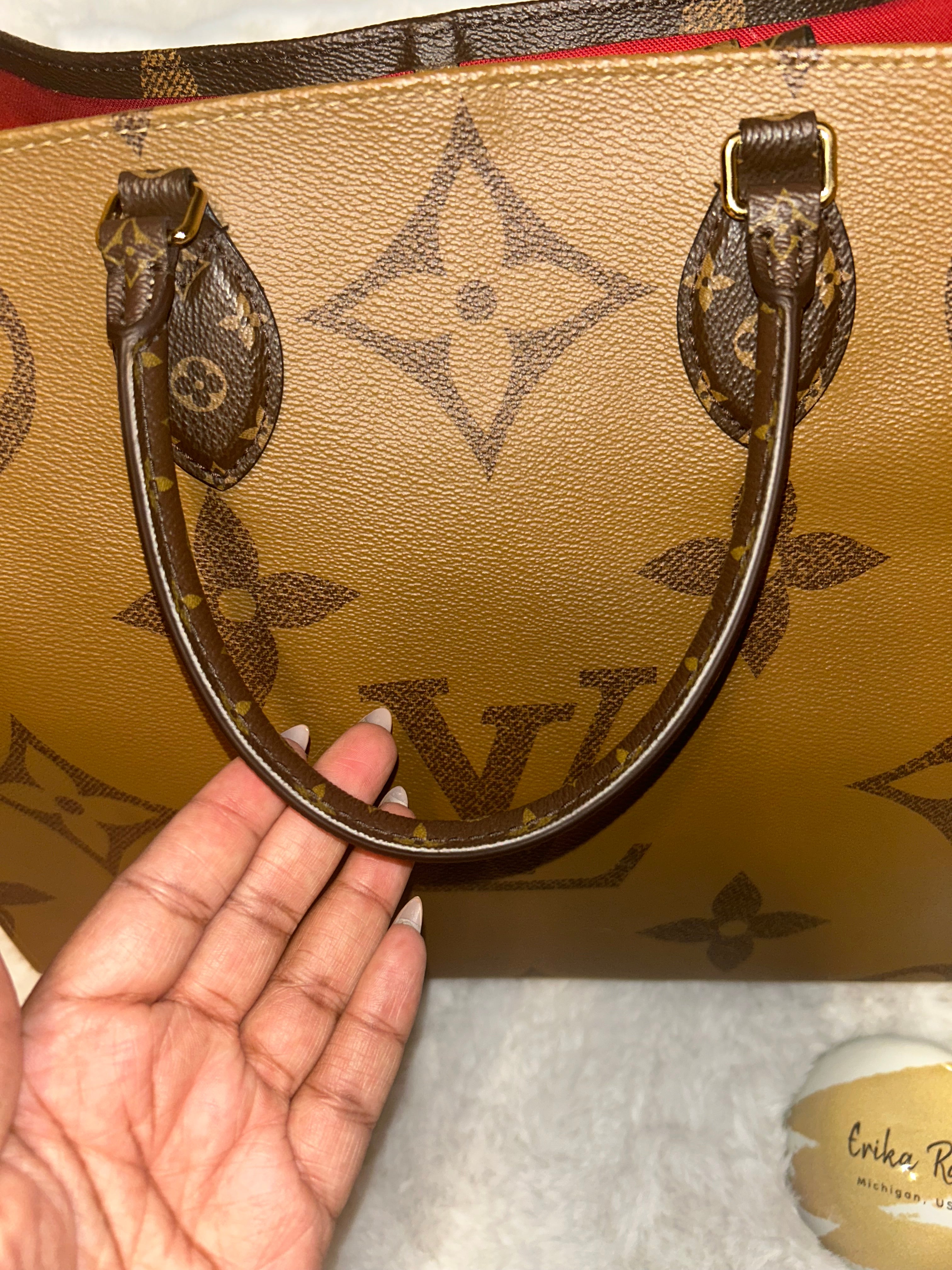 LV Reverse Monogram On The Go GM