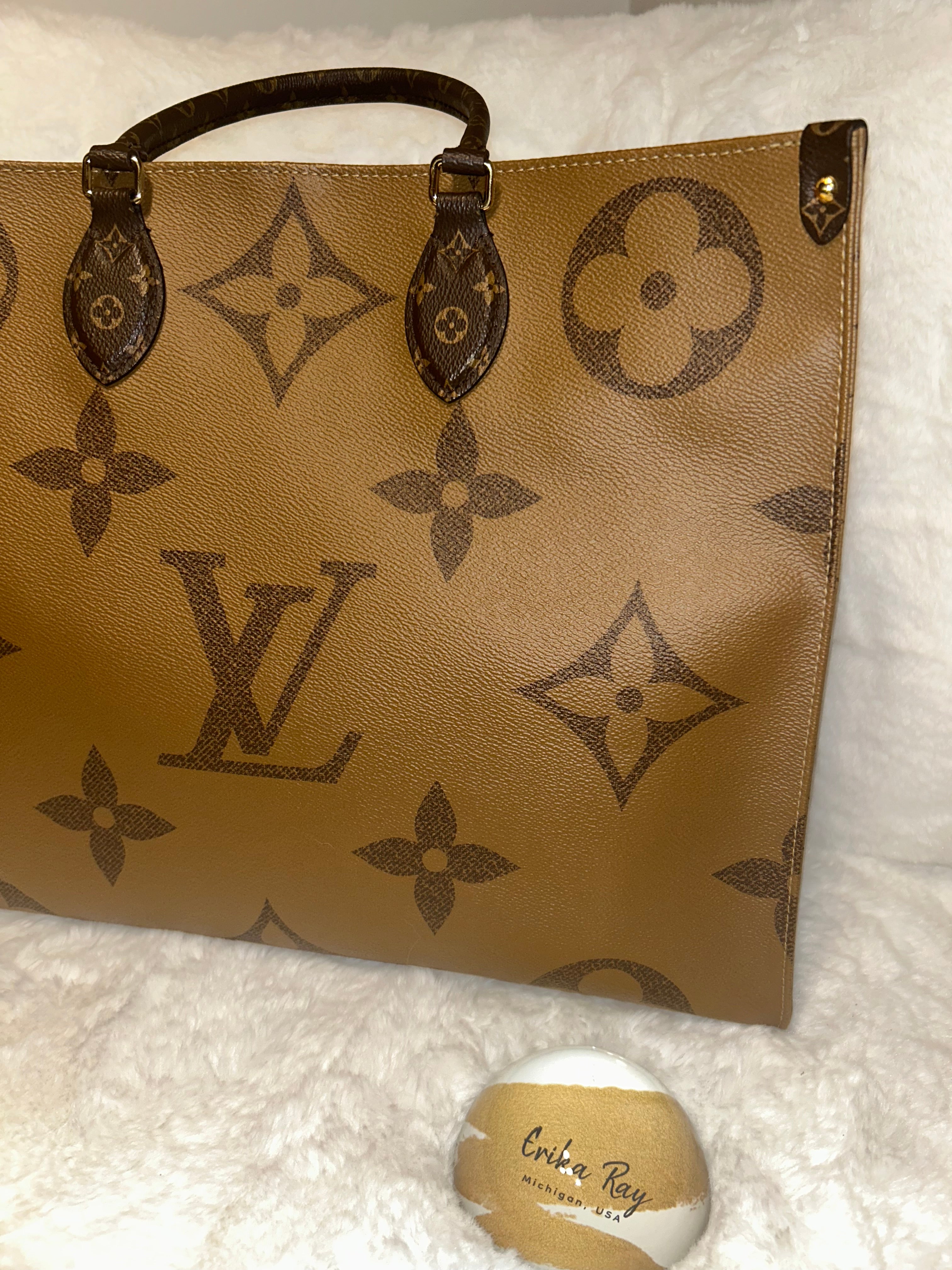 LV Reverse Monogram On The Go GM