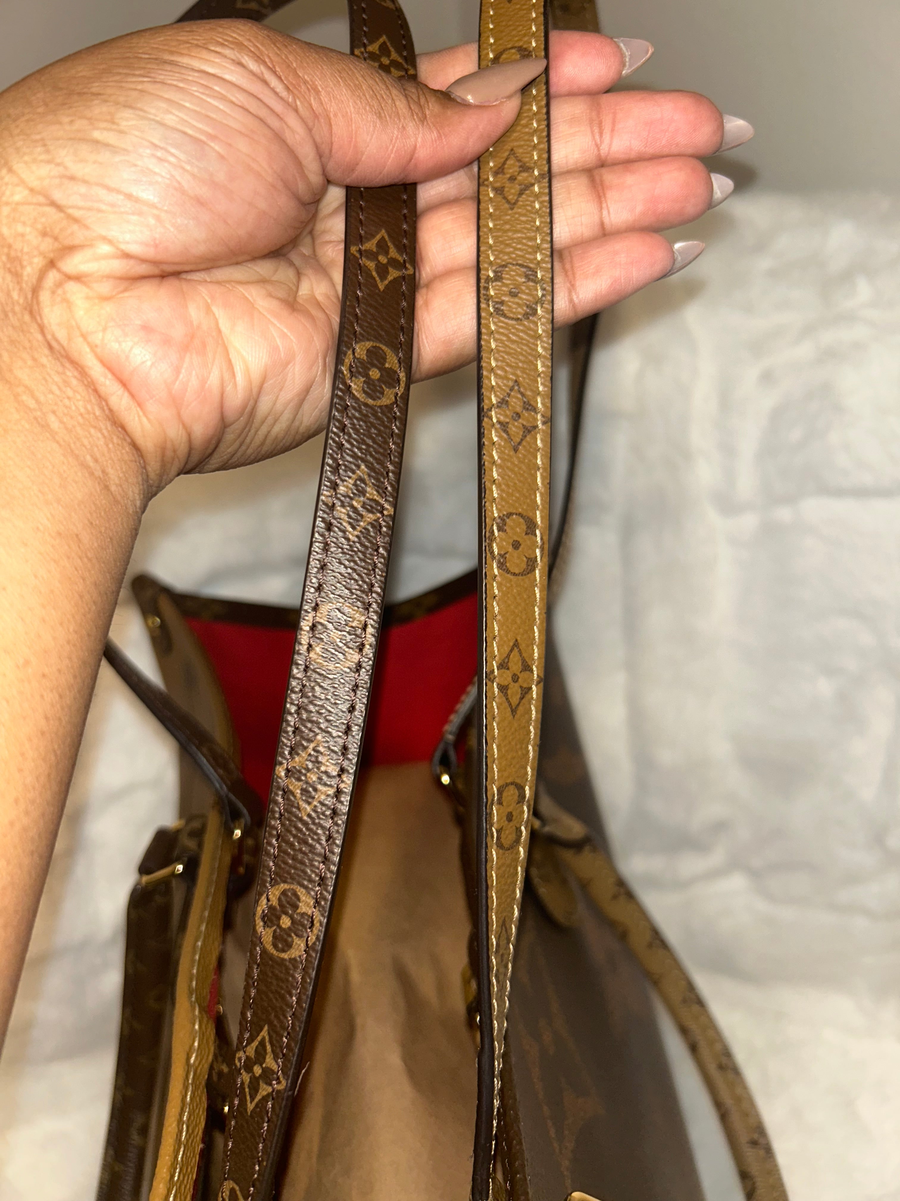 LV Reverse Monogram On The Go GM