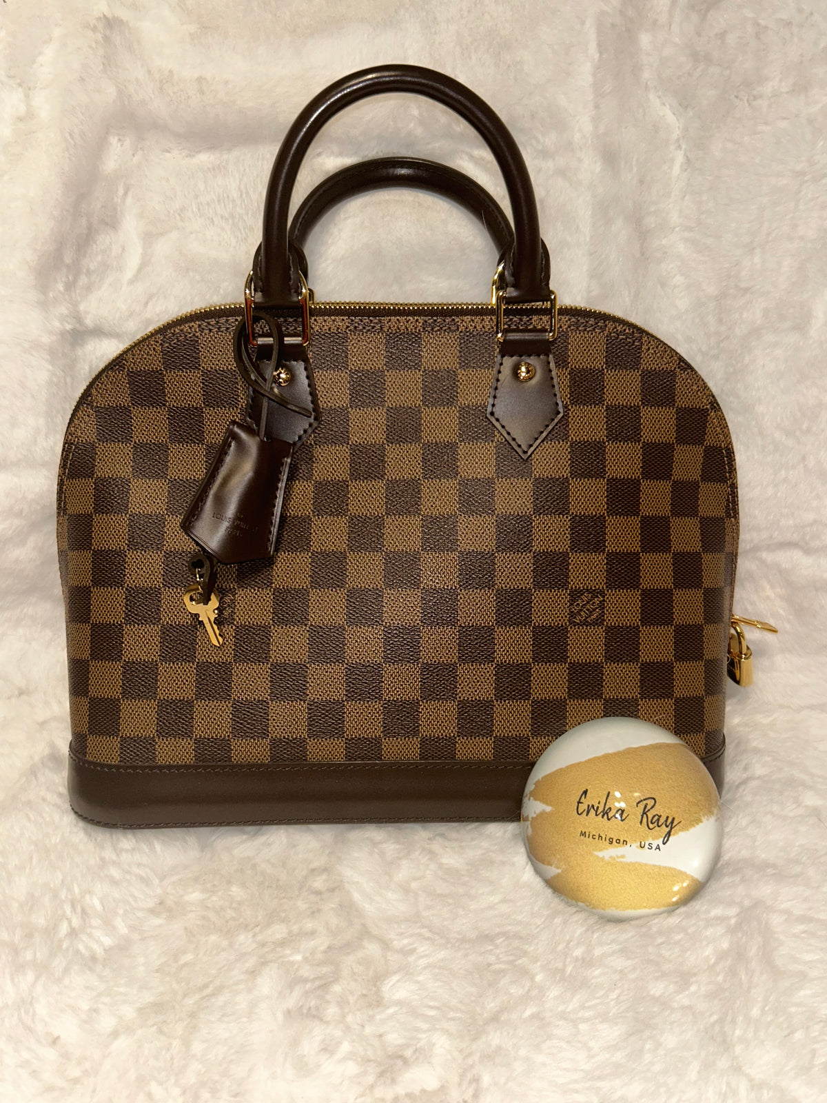 LV Damier Ebene Alma PM