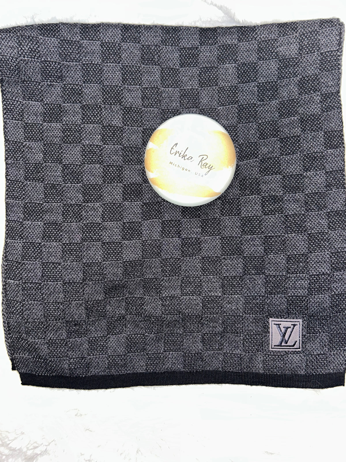 LV Graphite Scarf