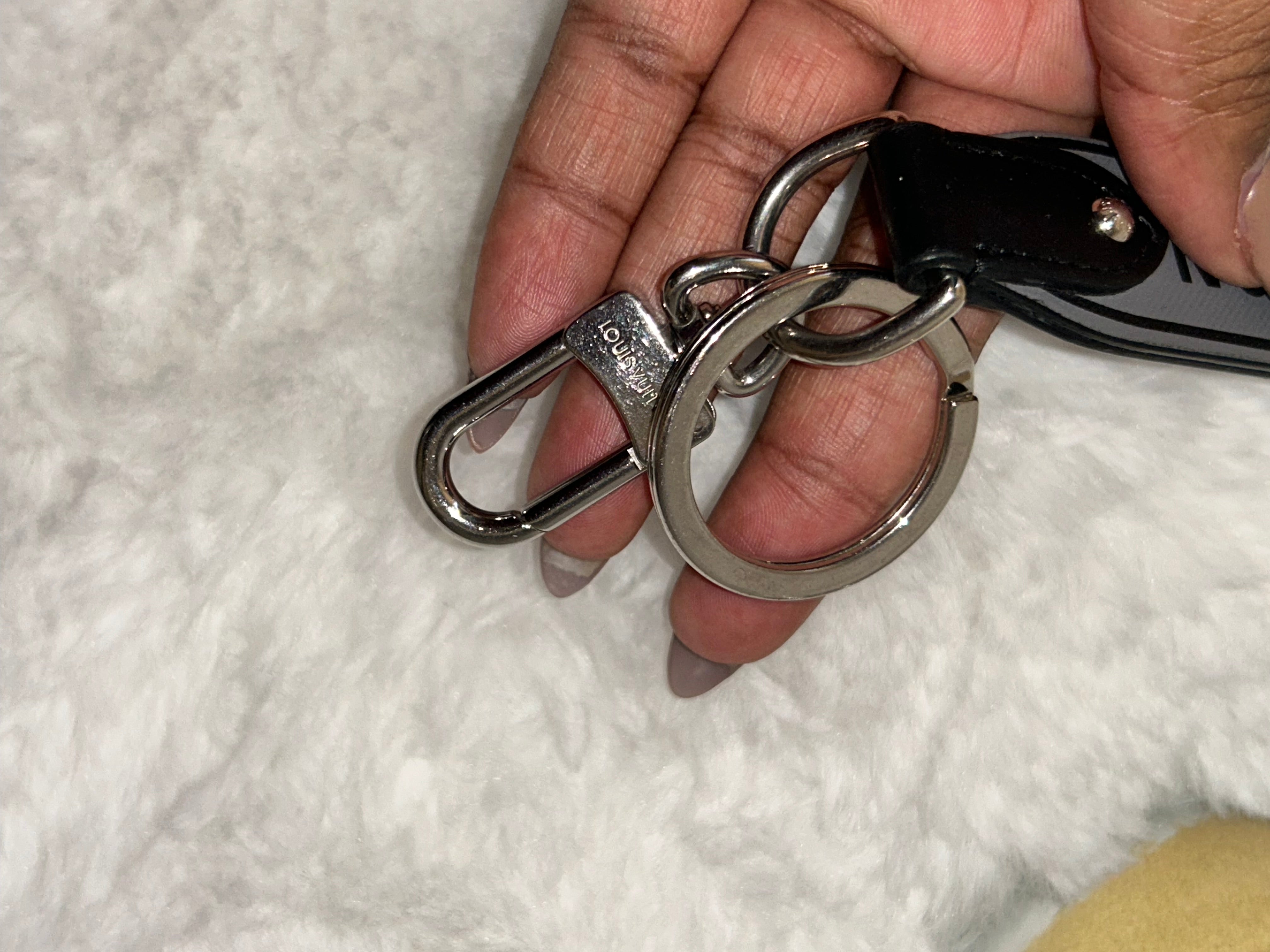 LV Capital Dragonne Bag Charm/Key Holder