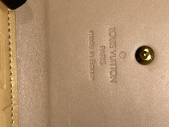 LV Tan Vernis Compact Wallet