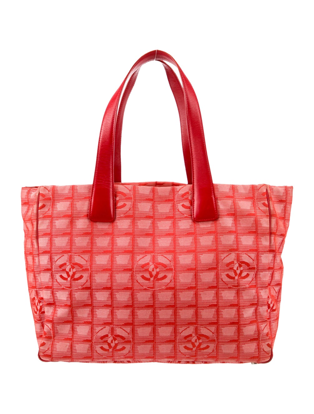 Chanel Red Travel Line Tote