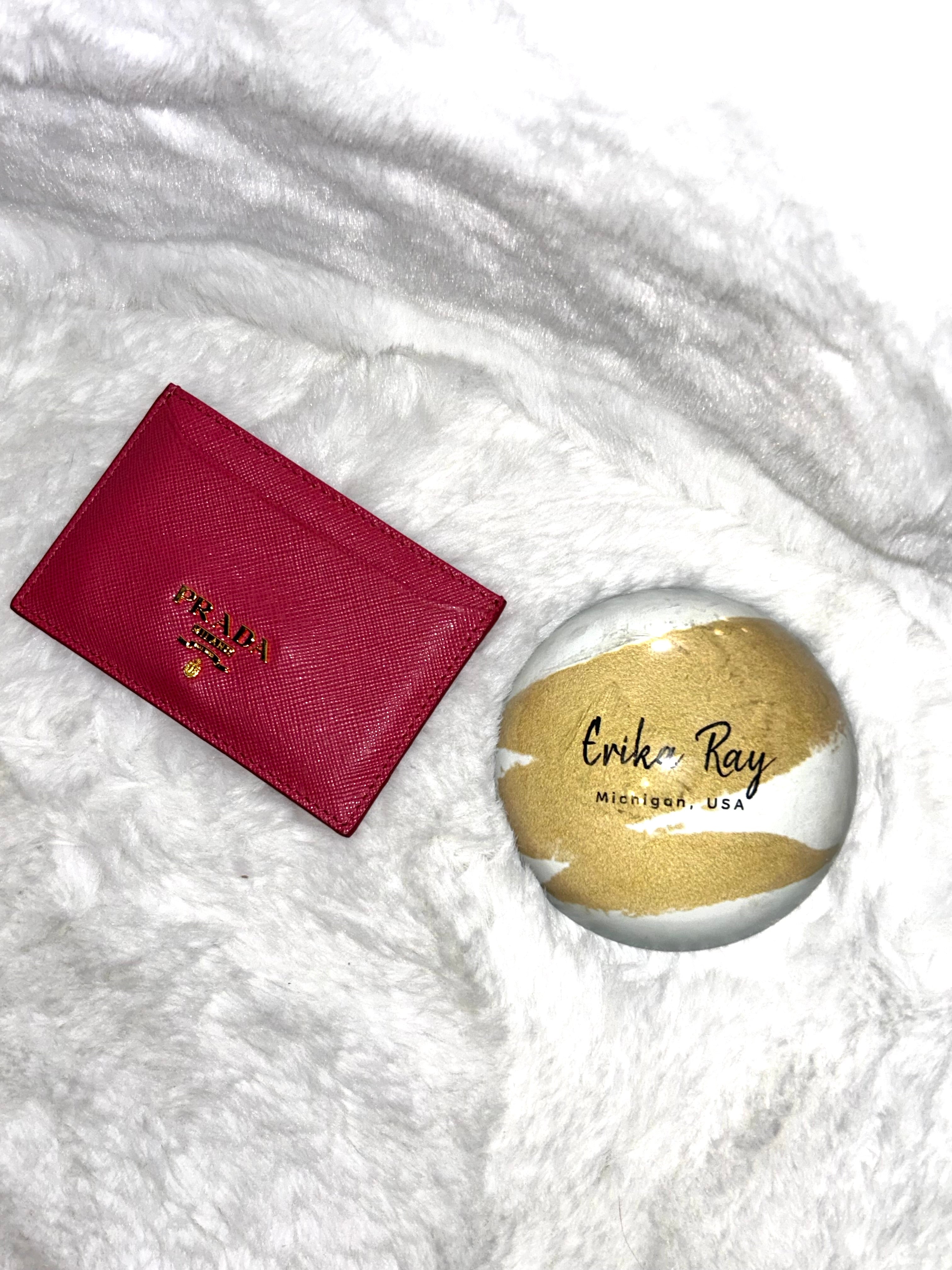 Prada Pink Card Holder